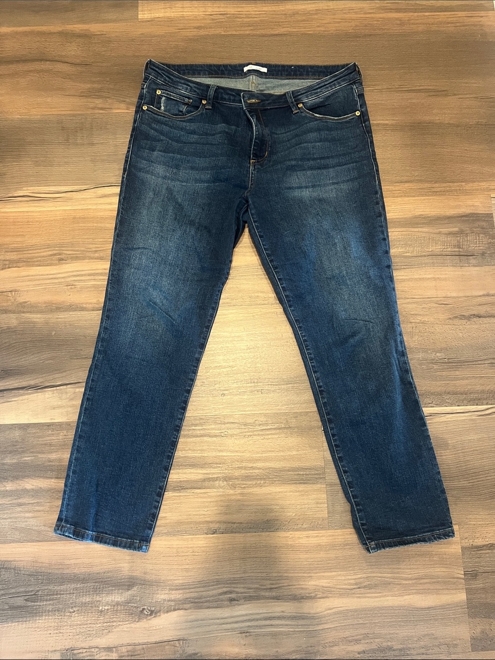 STS Blue Two-Tone Denim Jeans - Dark and Light Blue